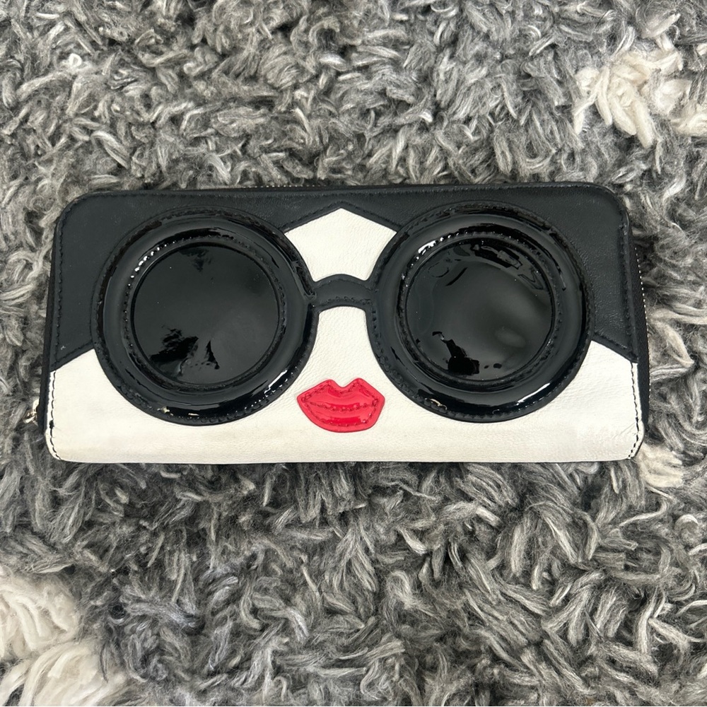 Alice + Olivia Stace Face Patent Leather Long Wallet